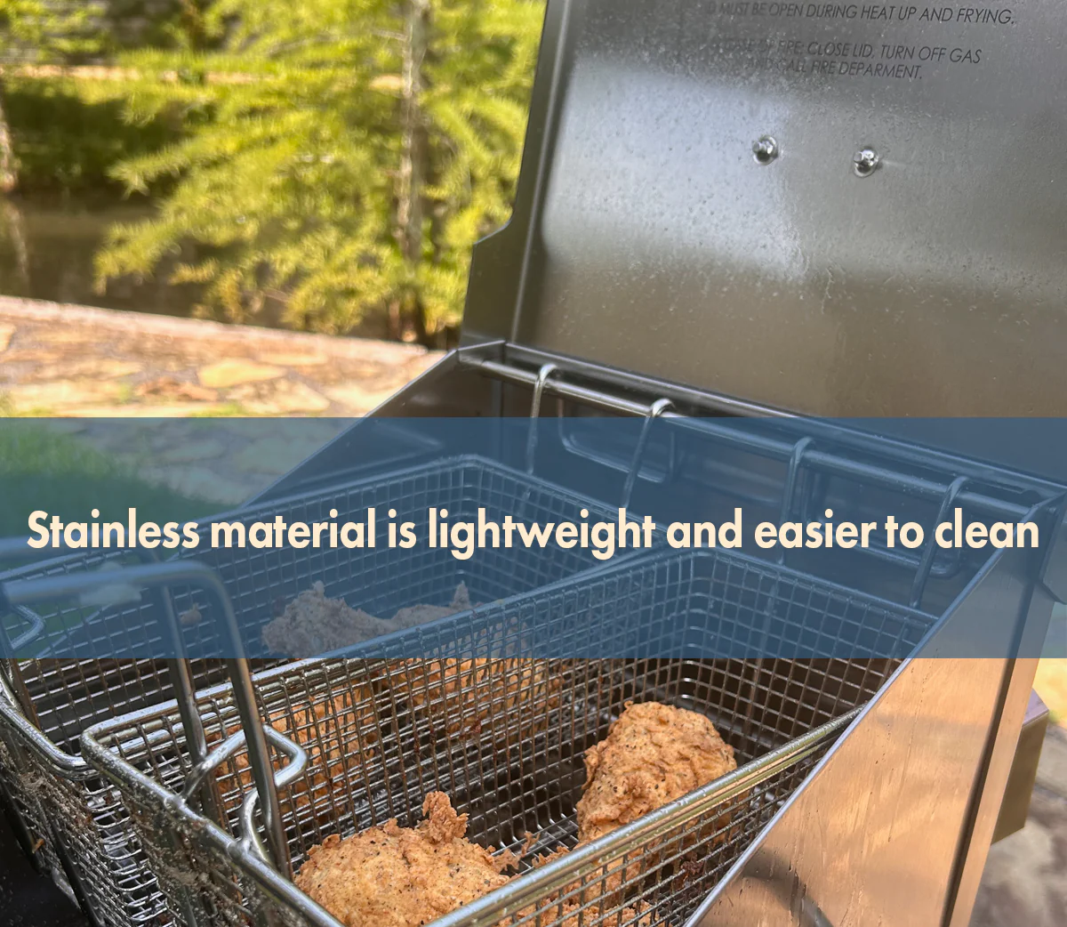 4-gal Stainless Bayou® Fryer - Image 3