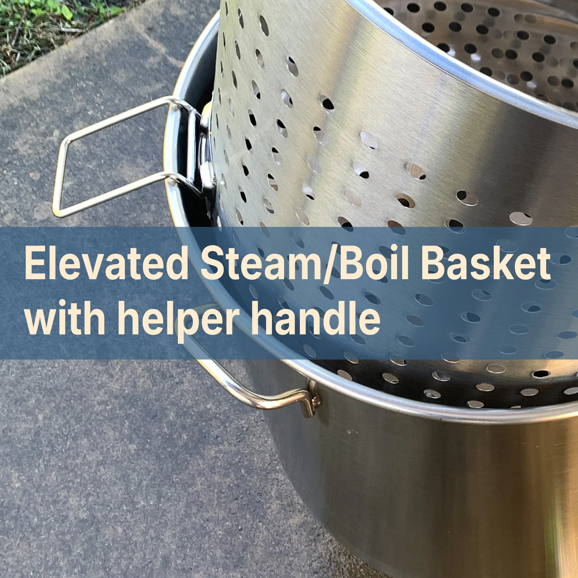 82-qt Stainless Bayou® Steam and Boil Cooker Kit - Image 4