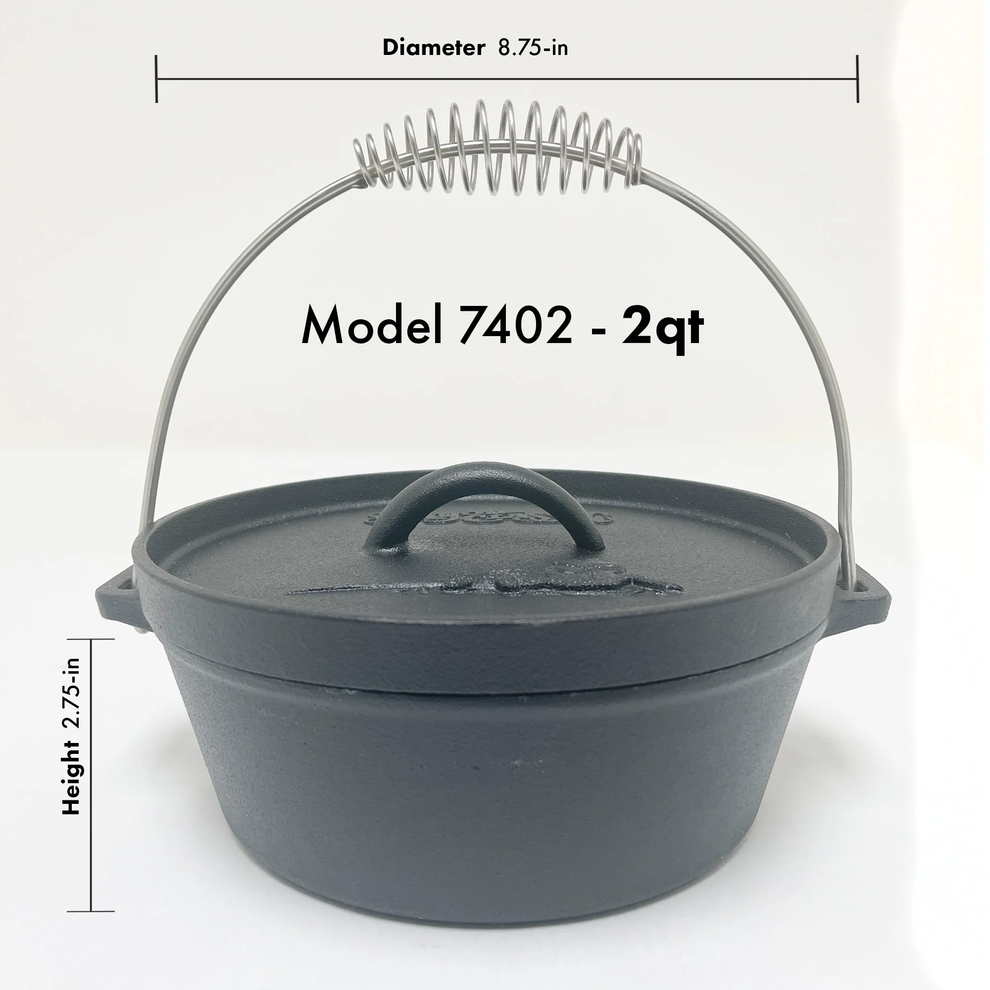 Cast Iron Dutch Oven (2-qt, 4-qt) - Image 5